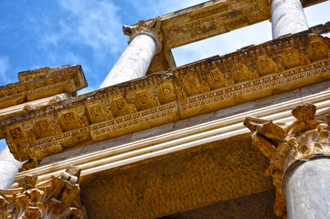 Theatre of ancient Rome, M√©rida, Spain, architecture © luisfpizarro