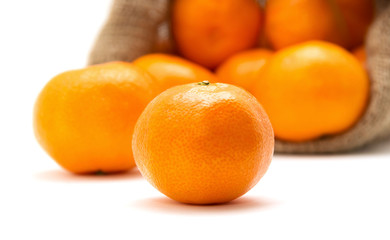 ripe juicy tangerine