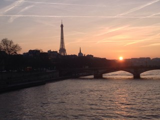Sunset in Paris
