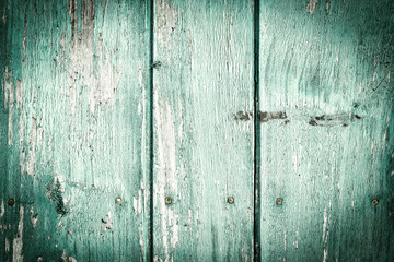 Old painted wood wall - texture or background