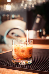 White russian cocktail