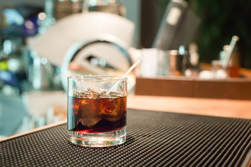 Black russian cocktail