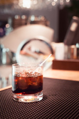 Black russian cocktail