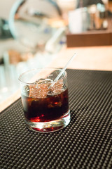 Black russian cocktail