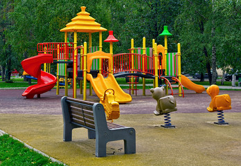 Playground in park