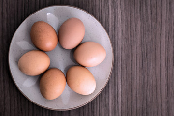 Six eggs