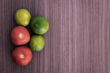 Lemons and tomatoes