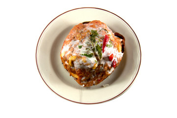 Steamed fish with curry paste,Thai food