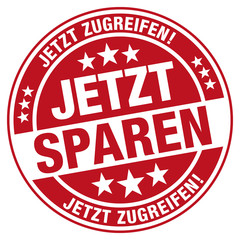 Jetzt sparen - Jetzt zugreifen! Stempel