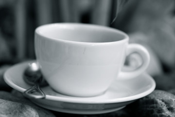 Espresso coffee hot