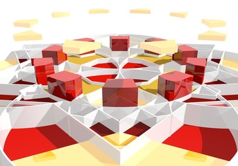 abstract 3d pattern