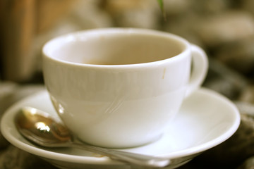 Espresso coffee hot
