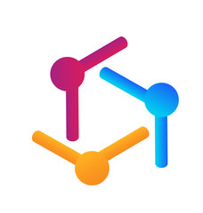 Teamwork business people logo vector