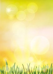 Obraz premium Spring vector background.