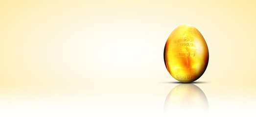 Ei aus purem Gold