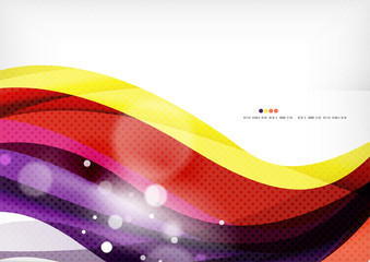 Yellow and purple color lines, abstract background