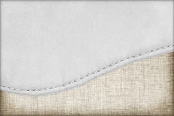 leather textured with fabric background