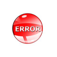 error  icon on white background