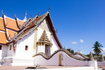 Fototapeta na wymiar Buddhist temple of Wat Phumin in Nan, Thailand