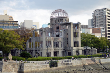 Obraz premium The Atomic Bomb Dome ( HIROSHIMA,JAPAN)
