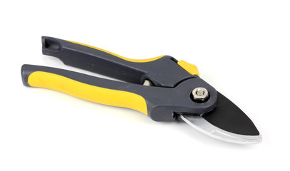 garden pruner isolated on a white background