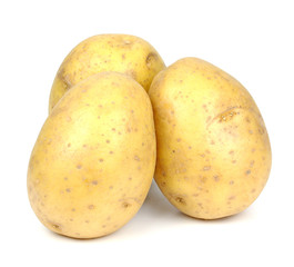 New potato isolated on white background