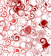 vector background with circles and swirls