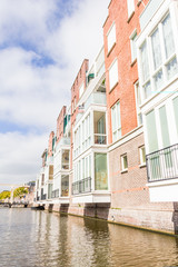 Fototapeta na wymiar Modern buildings in Alkmaar, The Netherlands