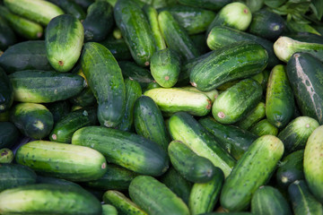 Fine pickles offered at market stall