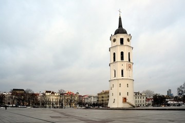 Vilnius Cathedral belfry is the heart of Lithuanian capital