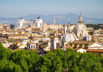 Naklejka na ściany i meble View of Rome, Italy