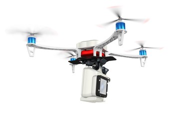 3d UAV drone with a camera