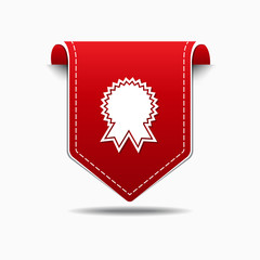 Medal Red Vector Icon Design