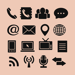 Set of Icons for Web and Mobile
