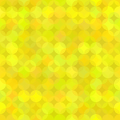 Yellow Geometric Background from Rounds