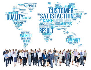 Customer Satisfaction Reliability Quality Service Concept