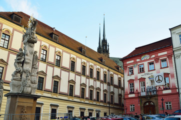 View of the ancient city Brno