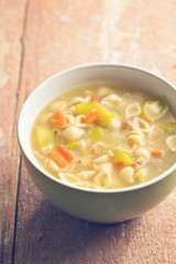 vegetable soup with pasta
