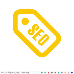 Sticker Icon - Vector file includes all colors