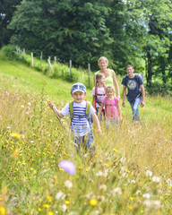 Wanderung im Sommer