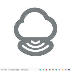 Sticker Icon - Vector file includes all colors