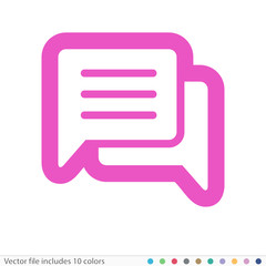 Sticker Icon - Vector file includes all colors