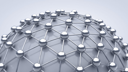 Network of spheres