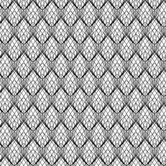 Abstract Black Line Lace Pattern, vector
