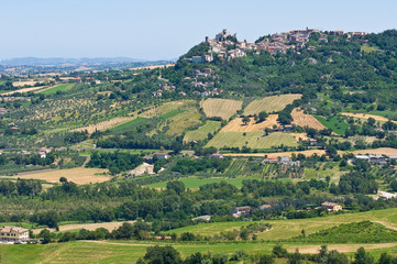 Fototapeta na wymiar Panoramic view of Emilia-Romagna. Italy.
