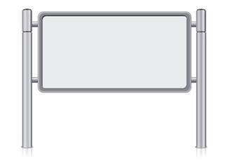 Obraz premium Firmenschild, Strassenschild freigestellt