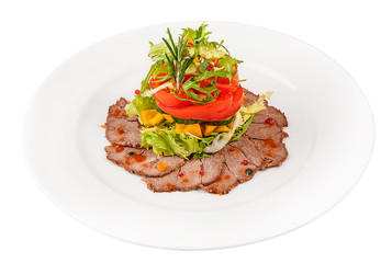 Grilled beef meat
