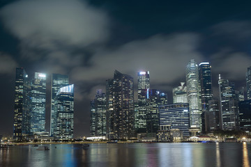Fototapeta premium Panoramę Singapuru