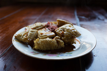 chinese spicy tofu dish