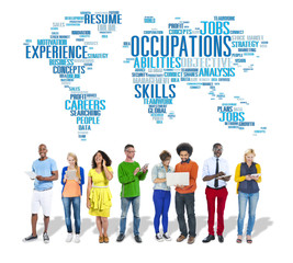 Fototapeta premium Occupation Job Careers Expertise Human Resources Concept